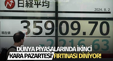 Dünya piyasalarında ikinci 'Kara Pazartesi' fırtınası diniyor