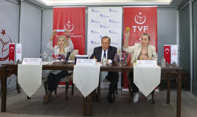 Efeler Ligi'nde 2024-2025 voleybol sezonu fikstürü çekildi