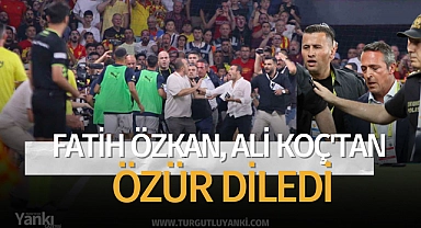 Fatih Özkan, Ali Koç'tan özür diledi