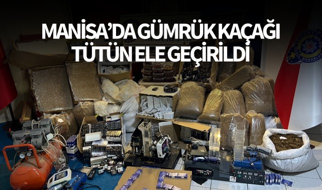 Gümrük kaçağı tütün ele geçirildi