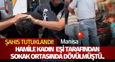 Hamile kadın eşi tarafından sokak ortasında dövüldü! Şahıs tutuklandı!