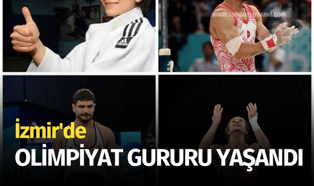 İzmir'de olimpiyat gururu yaşandı