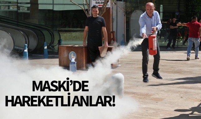 MASKİ'de hareketli anlar!