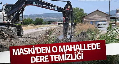 MASKİ'den o mahallede dere temizliği