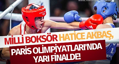 Milli boksör Hatice Akbaş, Paris Olimpiyatları'nda yarı finalde