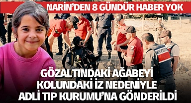 Narin'in ağabeyi kolundaki iz nedeniyle Adli Tıp'a gönderildi