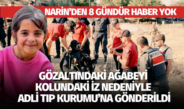 Narin'in ağabeyi kolundaki iz nedeniyle Adli Tıp'a gönderildi