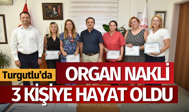 Organ nakli 3 kişiye hayat oldu