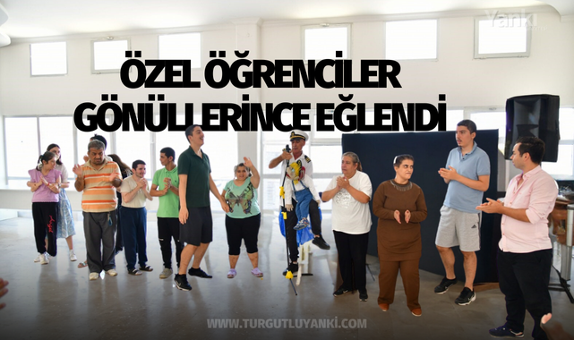 Özel öğrenciler gönüllerince eğlendi