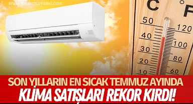 Son yılların en sıcak Temmuz ayında klima satışları rekor kırdı