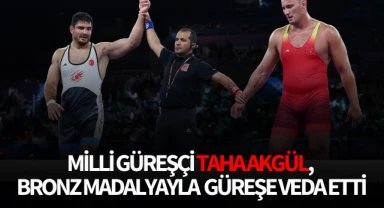 Taha Akgül, bronz madalyayla güreşi bıraktı