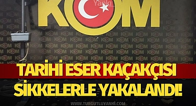 Tarihi eser kaçakçısı sikkelerle yakalandı!