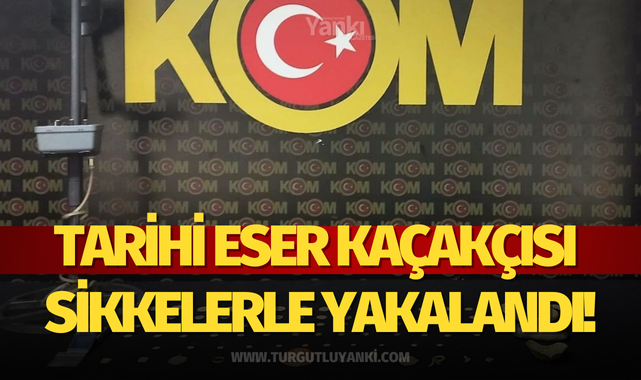 Tarihi eser kaçakçısı sikkelerle yakalandı!