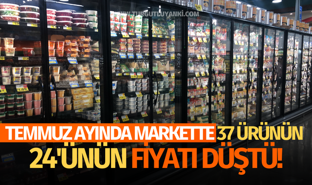 Temmuz ayında markette 37 ürünün 24'ünün fiyatı düştü!