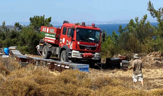 Urla'da boşaltılan sitenin yöneticisi: "Çok ciddi duman riski var, burada durulmamasını istiyorlar"