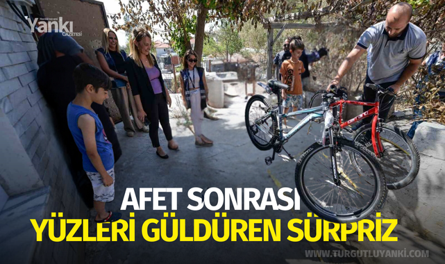 Afet sonrası yüzleri güldüren sürpriz