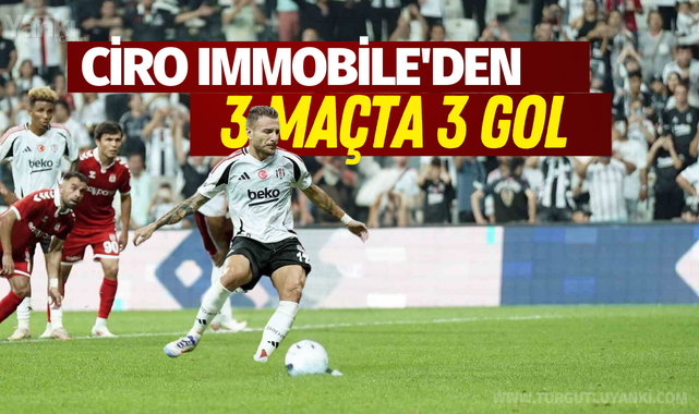 Ciro Immobile'den Süper Lig'de 3 maçta 3 gol