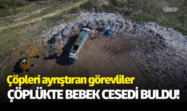 Çöplükte bebek cesedi bulundu!