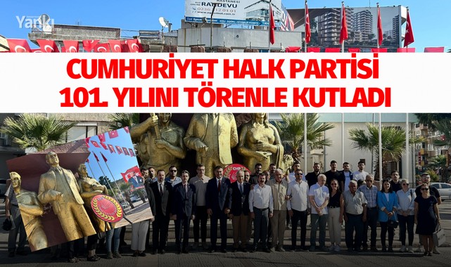 Cumhuriyet Halk Partisi 101. yılını törenle kutladı