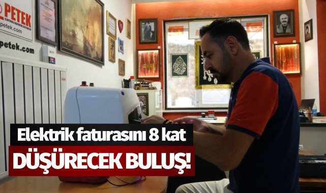 Elektrik faturasını 8 kat düşürecek buluş!