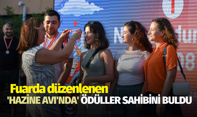 Fuarda düzenlenen 'Hazine Avı'nda' ödüller sahibini buldu