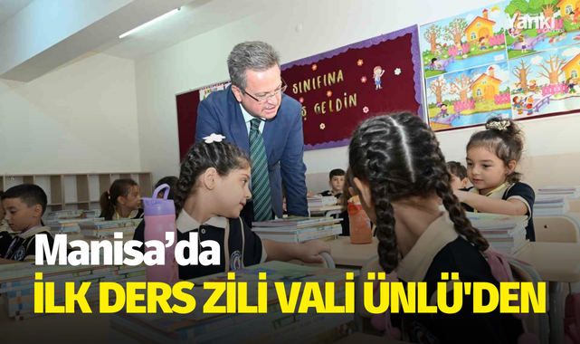 İlk ders zili Vali Ünlü'den