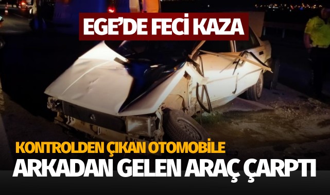 Kontrolden çıkan otomobile arkadan gelen araç çarptı: 5 yaralı!