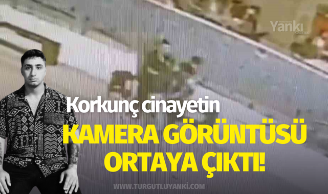 Korkunç cinayetin kamera görüntüsü ortaya çıktı!