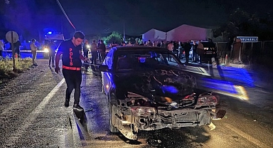 Manisa'da 3 aracın karıştığı trafik kazasında 1 kişi öldü, 7 kişi yaralandı