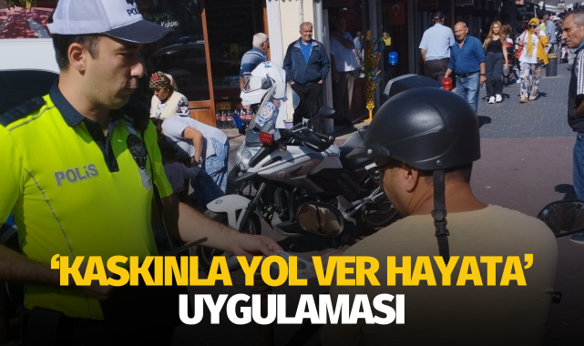 Manisa'da "Kaskınla yol ver hayata" uygulaması