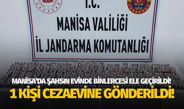 Manisa'da uyuşturucu operasyonu: 1 kişi cezaevine gönderildi!