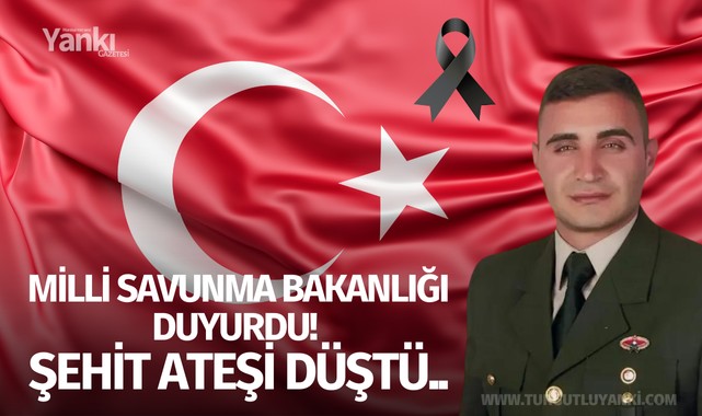 Milli Savunma Bakanlığı duyurdu! Şehit ateşi düştü..