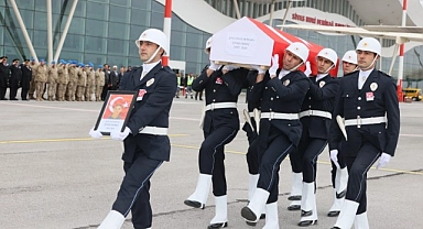 Şehit Polis Şeyda Yılmaz son yolculuğuna uğurlandı