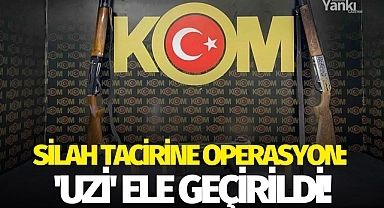 Silah tacirine operasyon: 'Uzi' ele geçirildi!