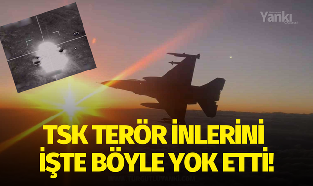 TSK terör inlerini işte böyle yok etti