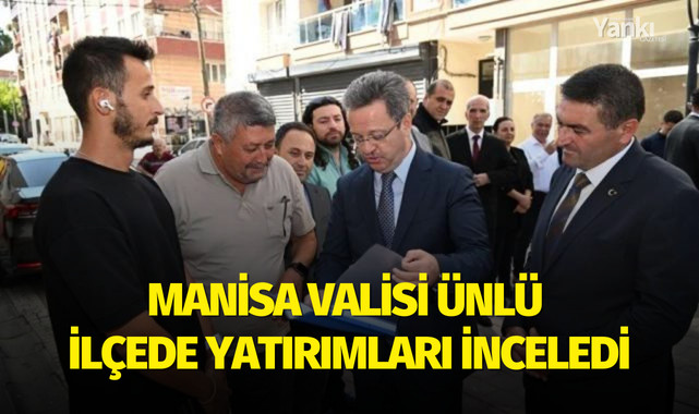 Vali Ünlü ilçede yatırımları inceledi