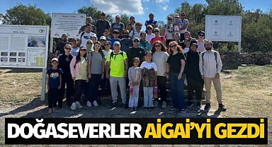 Doğaseverler Aigai'yi gezdi