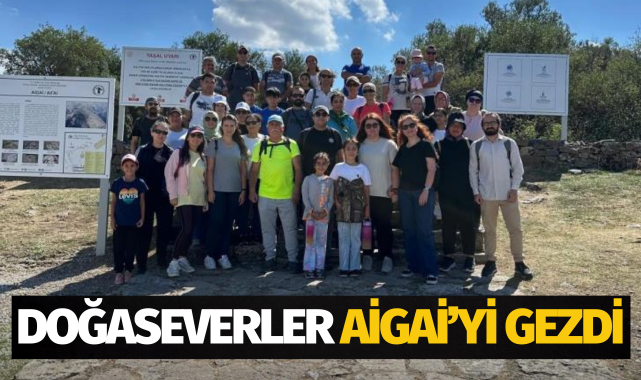 Doğaseverler Aigai'yi gezdi