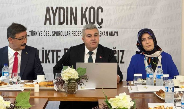 Aydın Koç, TÖSSFED başkanlığına adaylığını açıkladı