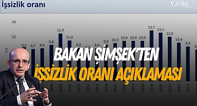 Bakan Şimşek'ten işsizlik oranı açıklaması