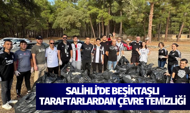 Beşiktaşlı taraftarlardan çevre temizliği