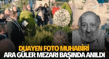 Duayen foto muhabiri Ara Güler mezarı başında anıldı