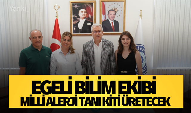 Egeli bilim ekibi yerli ve milli alerji tanı kiti üretecek