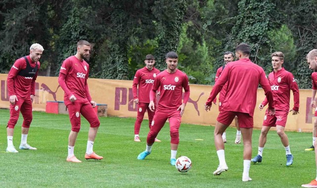 Galatasaray, FC RFS maçı hazırlıklarını sürdürdü