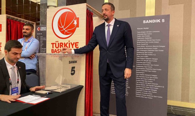 Hidayet Türkoğlu yeniden Türkiye Basketbol Federasyonu başkanı seçildi