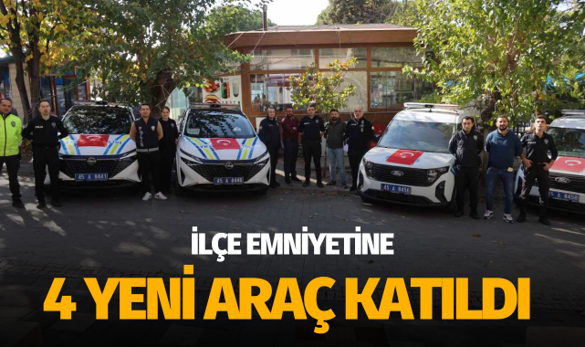 İlçe Emniyetine 4 yeni araç daha katıldı