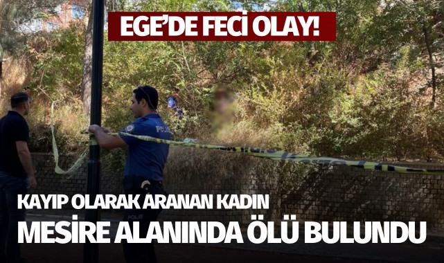  Kayıp olarak aranan kadın mesire alanında ölü bulundu!