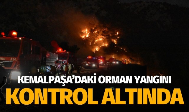 Kemalpaşa'da çıkan orman yangını kontrol altında