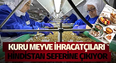 Kuru meyve ihracatçıları Hindistan seferine çıkıyor