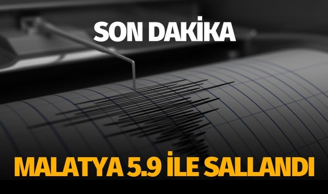 Malatya'da 5.9 büyüklüğünde deprem